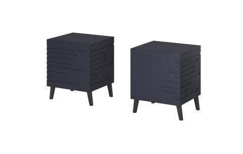 Szafka nocna NOVA 44x40x52 granat mat Szafka nocna NOVA 44x40x52 granat mat