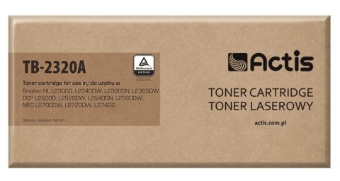 Actis TB-2320A Toner (zamiennik Brother TN-2320, TN2320; Standard; 2600 stron; czarny) Actis TB-2320A Toner (zamiennik Brother TN-2320, TN2320; Standard; 2600 stron; czarny)