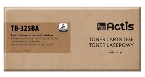 Actis TB-325BA Toner (zamiennik Brother TN-325BK; Standard; 6000 stron; czarny) Actis TB-325BA Toner (zamiennik Brother TN-325BK; Standard; 6000 stron; czarny)