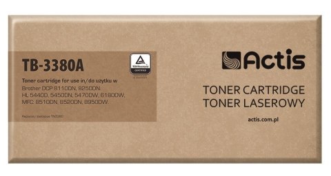 Actis TB-3380A Toner (zamiennik Brother TN-3380; Standard; 8000 stron; czarny) Actis TB-3380A Toner (zamiennik Brother TN-3380; Standard; 8000 stron; czarny)