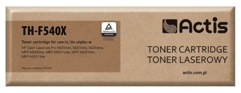 Actis TH-F540X Toner (zamiennik HP 203X HP203X CF540X; Standard; 3200 stron; czarny) Actis TH-F540X Toner (zamiennik HP 203X HP203X CF540X; Standard; 3200 stron; czarny)