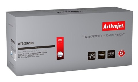 Activejet ATB-2320N Toner (zamiennik Brother TN-2320, TN2320; Supreme; 2600 stron; czarny) Activejet ATB-2320N Toner (zamiennik Brother TN-2320, TN2320; Supreme; 2600 stron; czarny)