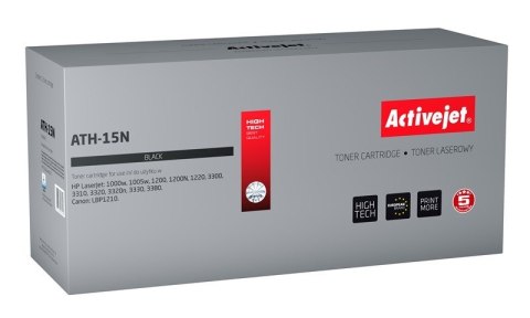 Activejet ATH-15N Toner (zamiennik HP 15A C7115A, Canon EP-25; Supreme; 3000 stron; czarny) Activejet ATH-15N Toner (zamiennik HP 15A C7115A, Canon EP-25; Supreme; 3000 stron; czarny)