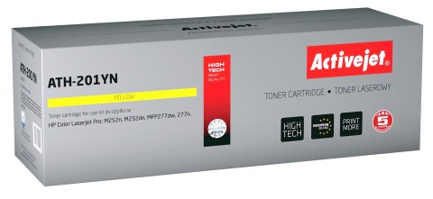 Activejet ATH-201YN Toner (zamiennik HP 201A CF402A; Supreme; 1400 stron; żółty) Activejet ATH-201YN Toner (zamiennik HP 201A CF402A; Supreme; 1400 stron; żółty)