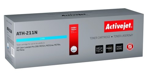 Activejet ATH-211N Toner (zamiennik HP 131A CF211A, Canon CRG-731C; Supreme; 1800 stron; niebieski) Activejet ATH-211N Toner (zamiennik HP 131A CF211A, Canon CRG-731C; Supreme; 1800 stron; niebieski)