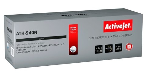 Activejet ATH-540N Toner (zamiennik HP 125A CB540A, Canon CRG-716B; Supreme; 2400 stron; czarny) Activejet ATH-540N Toner (zamiennik HP 125A CB540A, Canon CRG-716B; Supreme; 2400 stron; czarny)