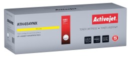 Activejet ATH-654YNX Toner (zamiennik HP 654 CF332A; Supreme; 15000 stron; żółty)