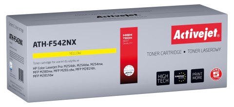 Activejet ATH-F542NX Toner (zamiennik HP 203X HP203X CF542X CRG 054H CRG054H; Supreme; 2500 stron; żółty) Activejet ATH-F542NX Toner (zamiennik HP 203X HP203X CF542X CRG 054H CRG054H; Supreme; 2500 stron; żółty)